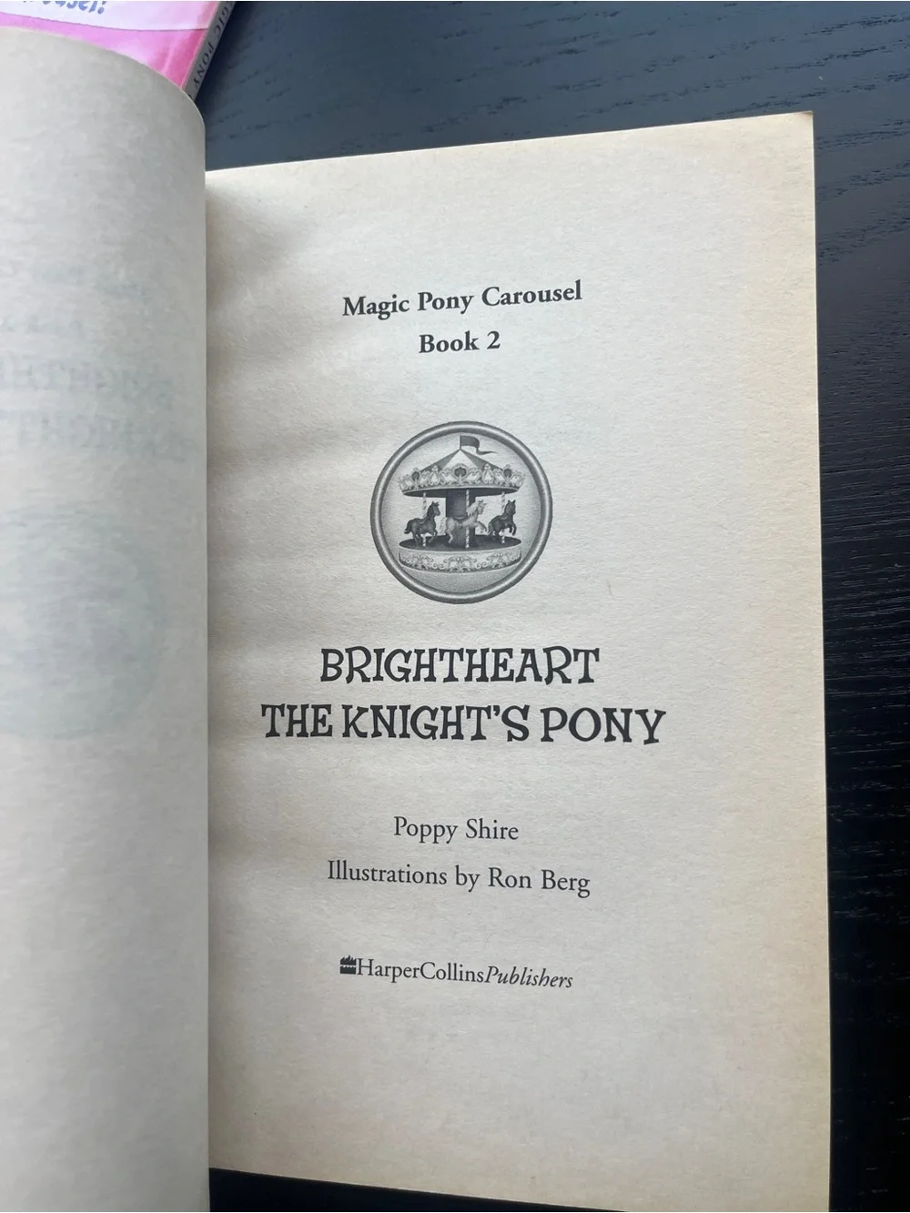 HarperCollins Magic Pony Carousel Books 1 & 2 Paperback Set Poppy Shire